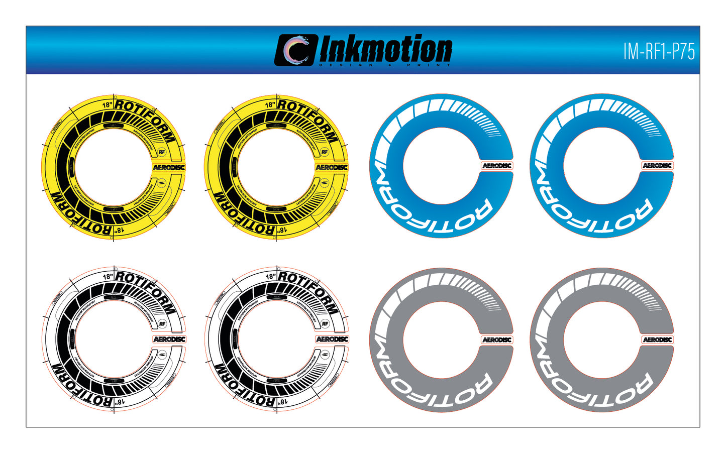 ReveD GA-18 Wheel Sticker (Rotiform 1)