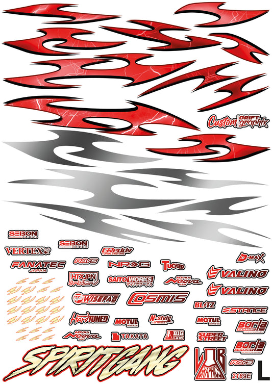 Spirit Gang Lightning Storm Red