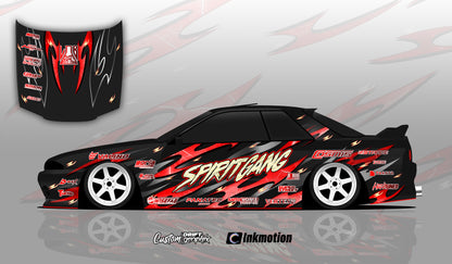 Spirit Gang Lightning Storm Red
