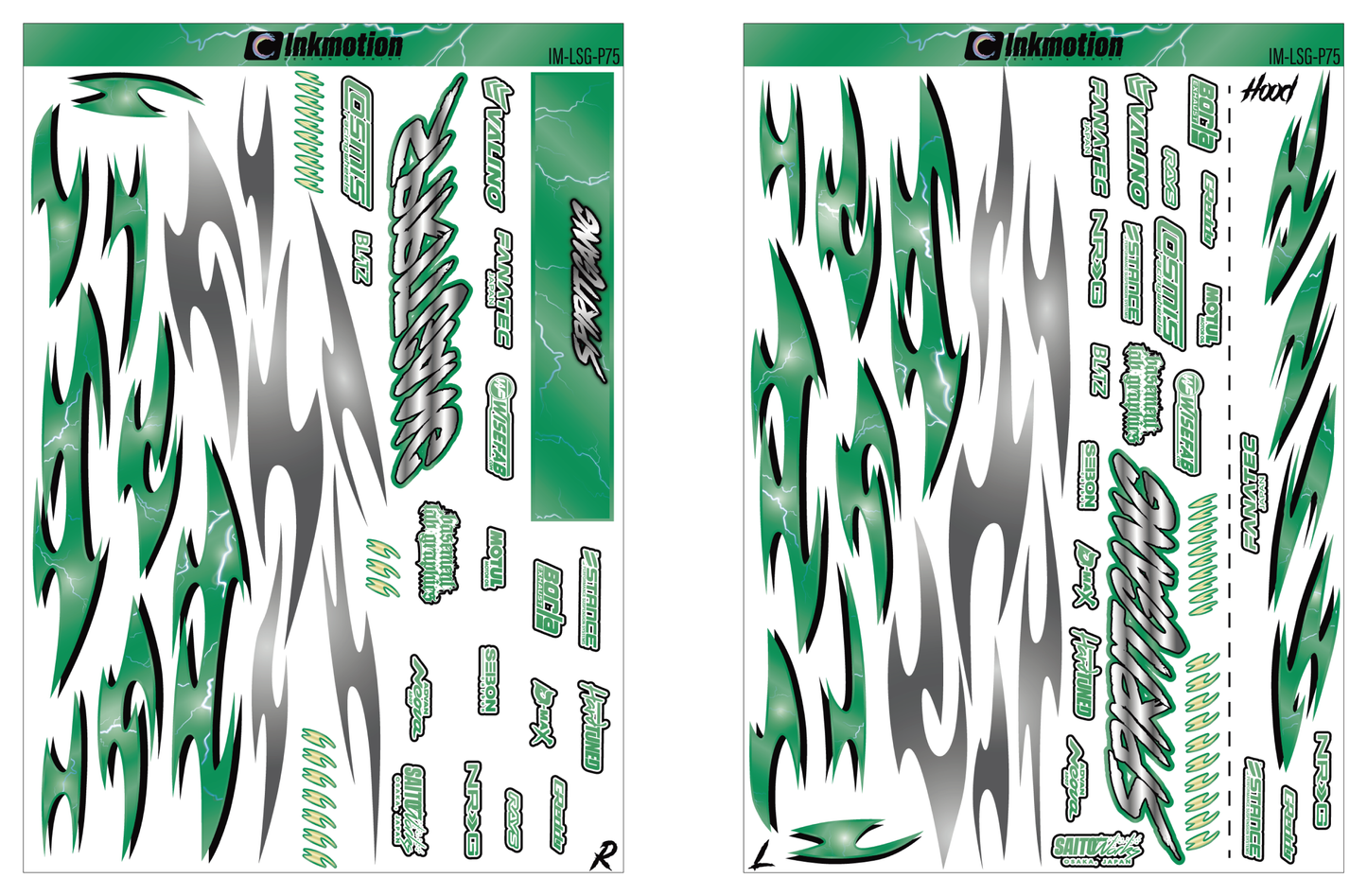 Spirit Gang Lightning Storm Green