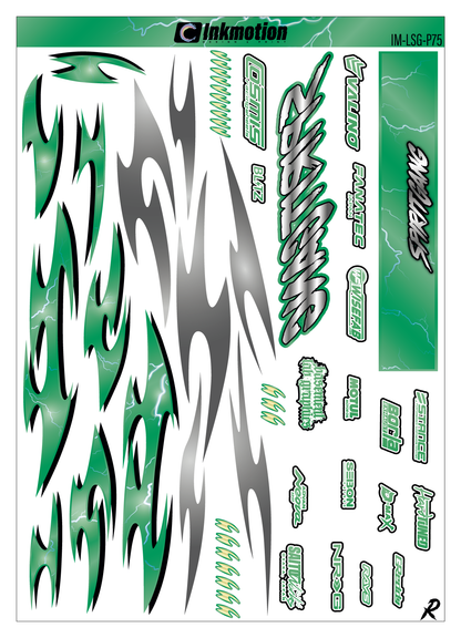 Spirit Gang Lightning Storm Green