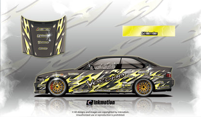 Inkmotion Lightning Storm Yellow