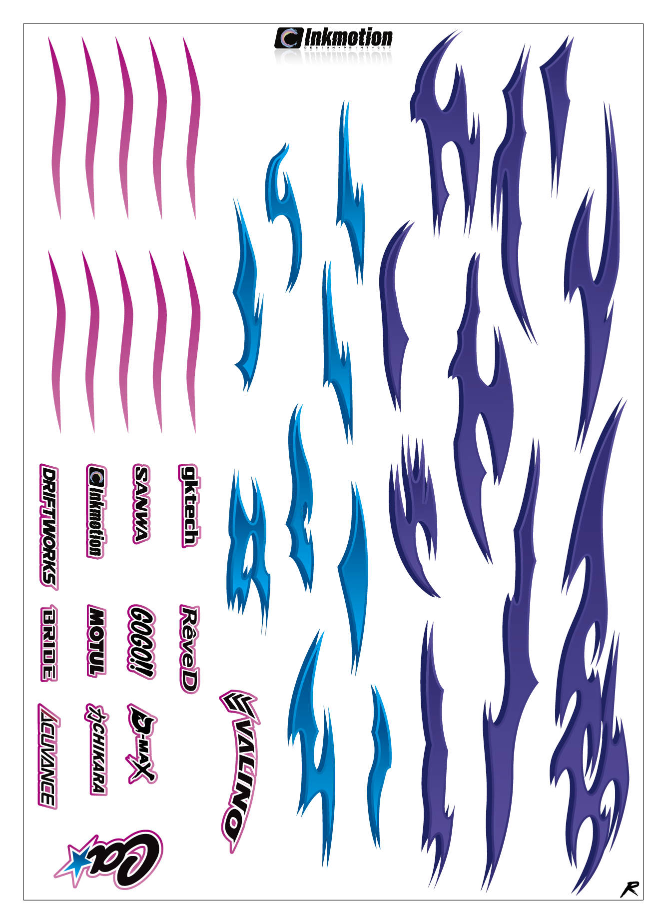 Inkmotion Heater Purple-Blue