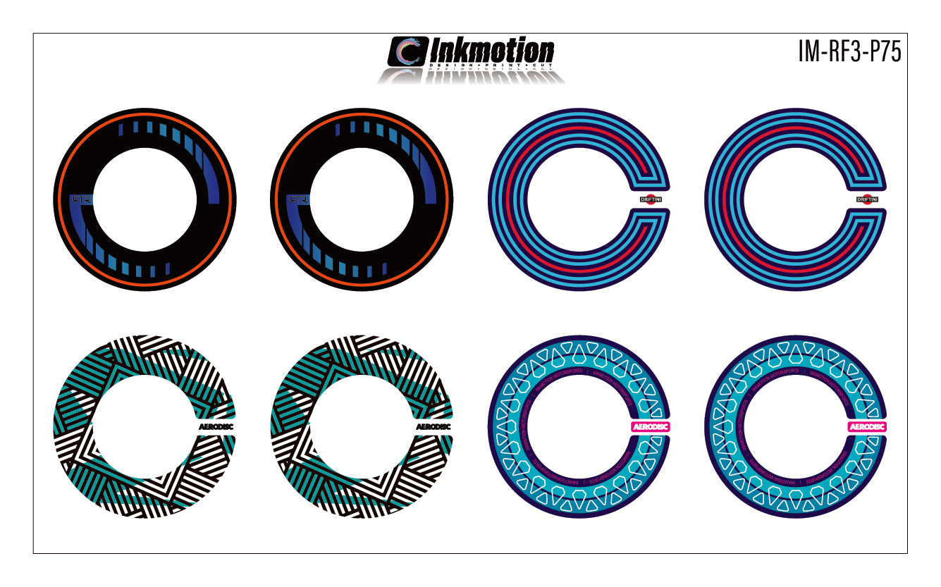 ReveD GA-18 Wheel Sticker (Rotiform 3)
