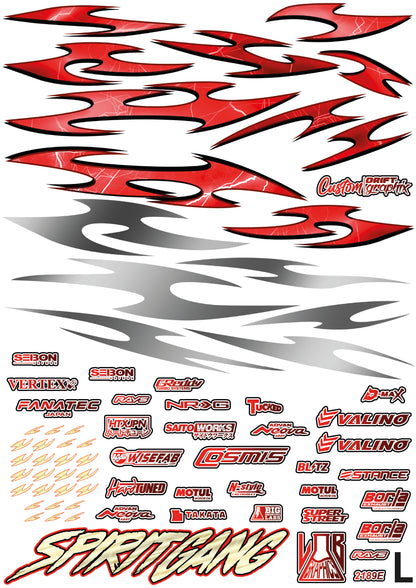 Spirit Gang Lightning Storm Red