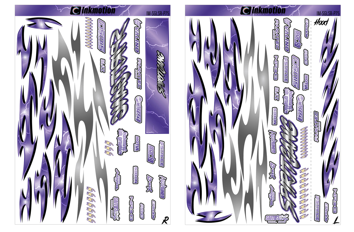 Spirit Gang Lightning Storm Purple