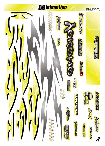 Inkmotion Lightning Storm Yellow