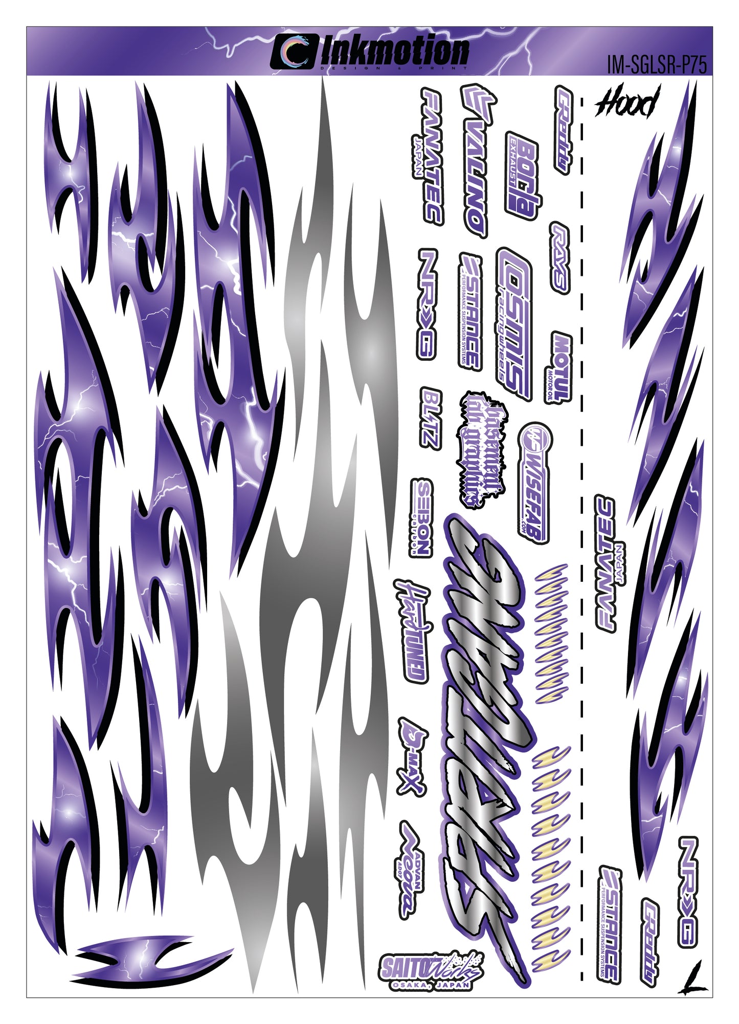 Spirit Gang Lightning Storm Purple