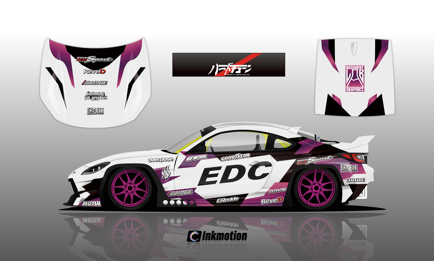 EDC Geometric Purple/Black