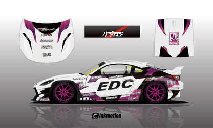 EDC Geometric Purple/Black