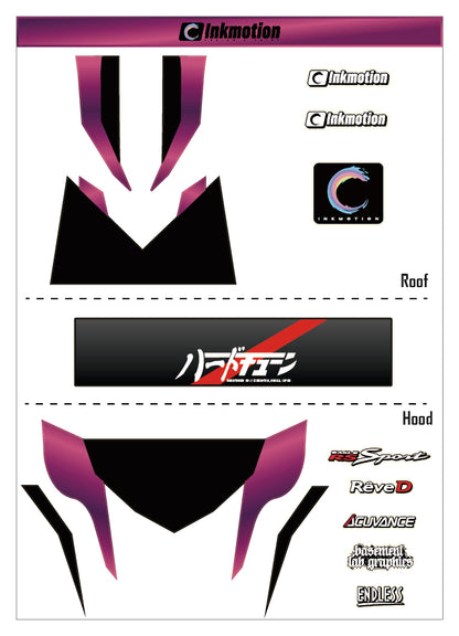 EDC Geometric Purple/Black